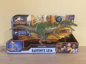 Jurassic World Camp Cretaceous Baryonyx Grim Sound Strike Dinosaur BNIB Park - Picture 1 of 6