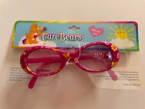 Care Bears Kids Sunglasses Share Bear Pink Lenses Flowers Butterflies NEW 2003 - Picture 1 of 3