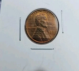 1931 P Lincoln Wheat Cent.  Woody. It is the rarest of the Wood Grain Lincolns.  - Picture 1 of 4
