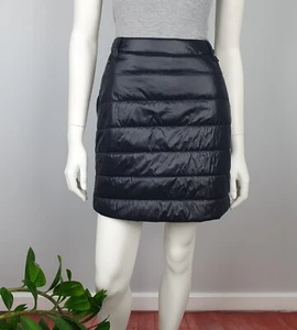 Falda Corta My Anorak Marca Talla S 10 Puffer Negra Bolsillos con Cremallera Mujeres Dividida - Imagen 1 de 11