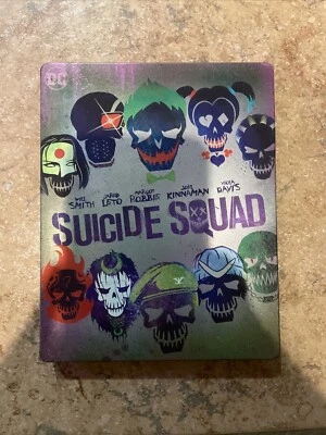 Escuadrón Suicida 4K UHD BLU-RAY Excelente Estado Sin Digital Edición Limitada SteelBook Foto 1 de 4