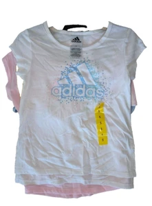 Adidas Girls 3-piece Activewear Set - White - Size 5 - 1347602 - AG3002 - NTM046 - Picture 1 of 4