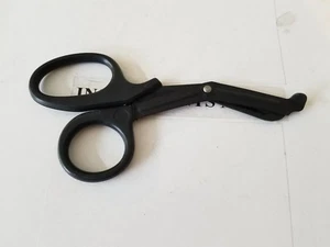 EMS EMT SHEARS ALL BLACK TACTICAL BLACK STAINLESS STEEL 7.5" - Picture 1 of 2