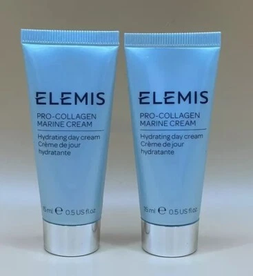 Elemis Pro Collagen Marine Day Cream Face - 15ml×2 BN Foil Sealed - Image 1 of 3
