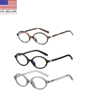 Gafas de lectura para mujer ovaladas marcos estrechos multicolor conjunto de 3 piezas fuerza +1,00 - Imagen 1 de 7