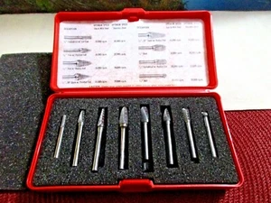 BLUE-POINT TOOLS 8-teiliges Hartmetall-Frässtift-Set in Originalverpackung ~ 1/4" - 5/16" ~ USA - Bild 1 von 11