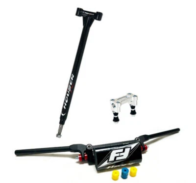 Houser +1 1/4 转向杆 带 15 Fasst Flexx 杆车把 雅马哈猛禽 700 — 第 1/3 张图片