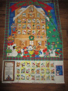 CALENDARIO DE ADVIENTO VINTAGE DE NAVIDAD JOLLY HOLLYDAYS CAT - Años 2000 - Imagen 1 de 3