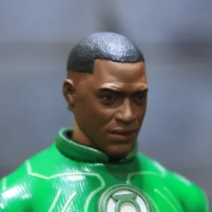 1/12 Custom Head Sculpt DC Multiverse Green Lantern Wayne T. Carr John Stewart - Picture 1 of 2