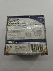 Sigma - 14350 - 2-Gang Outlet Box - Three Hole 1/2" - All Weather - Lot of 2 - Picture 1 of 3