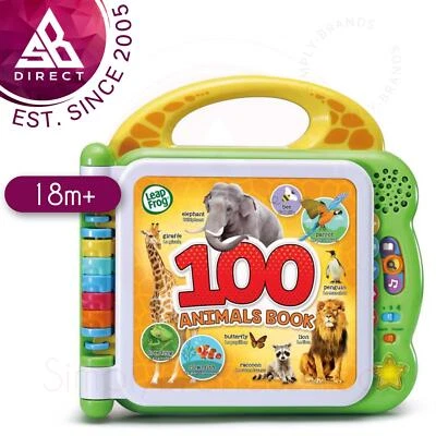 Leap Frog 100 Tiere Buch│Kinder Vorschule Bildungs- Und Lernspielbuch│18m+ - Bild 1 von 4