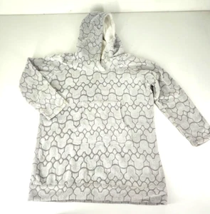 Disney Embossed Fleece Hood Lounger Sleep Sherpa Pajama Sz XL Gray - Picture 1 of 7