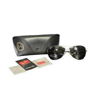 Occhiali da sole Ray Ban AVIATOR RB3293 UNISEX montatura canna di fucile G-15 lenti verdi 63-13 - Foto 1 di 13