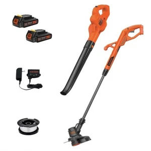 Black & Decker LCC222 20V MAX Cordless String Trimmer/Edger & Blower New - Picture 1 of 9
