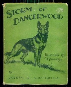 GERMAN SHEPHERD / ALSATIAN DOG STORM OF DANCERWOOD BOOK. ILLUS. G. AMBLER 1948 - Foto 1 di 7