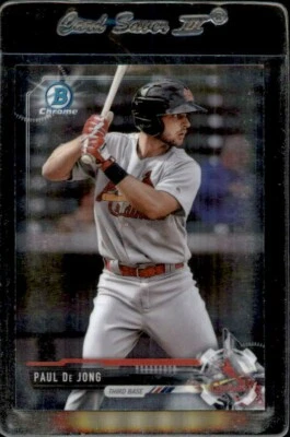 2017 Bowman Chrome Prospects #BCP26 Paul DeJong St. Louis Cardinals - Nice Card - Image 1 of 2