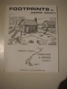 FOOTPRINTS in MARION COUNTY (ILLINOIS) - SPRING 1988 - Marion Co. Genealogical - Picture 1 of 3