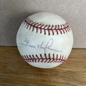 Trevor Hoffman HOF signiert im Spiel verwendet Major League Baseball Padres Brewers - Bild 1 von 6