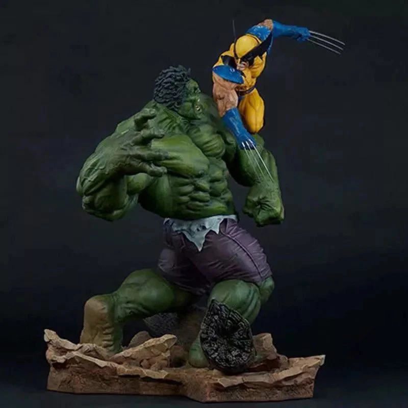 Hulk VS. Wolverine PVC Figure Statue Model Toy Collection Christmas Gift Toy - Image 1 of 4
