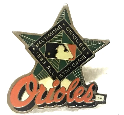 Rare 1993 Baltimore Orioles All Star Game MLB pin - Image 1 of 2