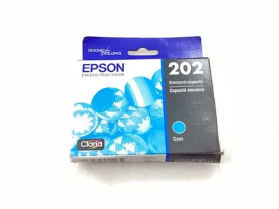 Cartucho de tinta cian Epson Claria 202 para impresoras XP-5100/WF-2860 - T202220-S Foto 1 de 3