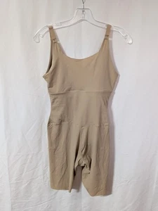 Maidenform Shapewear Bodysuit Nude Nylon/Spandex Large EUC - Picture 1 of 8