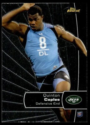 2012 Finest Quinton Coples Rookie New York Jets #136 - Image 1 of 2
