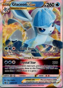 Glaceon VSTAR - Promo SWSH: Sword & Shield Promo Cards SWSH197 NM - Picture 1 of 2