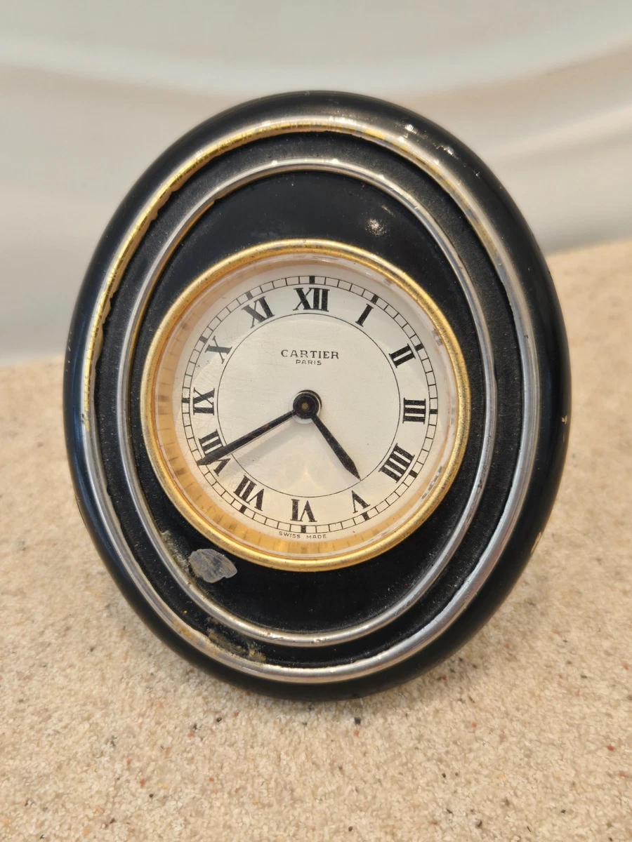 ヴィンテージ・レア美品】Cartier テーブルクロック 置時計 カルティエ