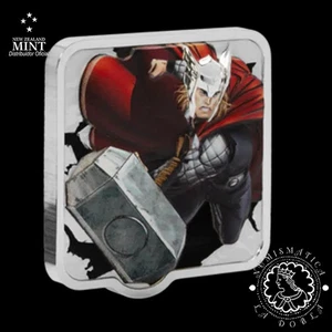 2025 - 3 DOLLARS Plata PF - Marvel Smash - Thor KRA - KOOM - AGORO - Bild 1 von 6