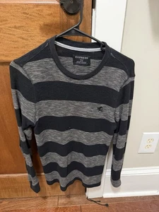 Express Waffle Sweater Mens Small (hole in arm small) - Picture 1 of 4