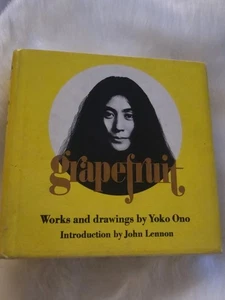 Grapefruit by Yoko Ono First Printing 1970 Hardcover DJ John Lennon - Picture 1 of 16