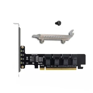 Easy-to-install PCIe 4.0 Adapter Card High-Speed Data Transfer For PCI-E X4/8/16 - Zdjęcie 1 z 13