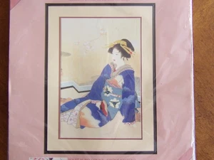 Vintage aus dem Herzen Kreuzstich Set Keiko von Harnyo Martin 53909 Geisha Frau - Bild 1 von 7
