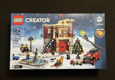 DAMAGED BOX LEGO Creator Winter Village Fire Station 10263 Seasonal Christmas - Image 1 of 4