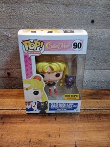 Funko Pop! Animation Sailor Moon 90 Sailor Moon W/ Moon Stick & Luna Hot Topic - Picture 1 of 6
