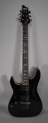 2020 Schecter Diamond Series Omen-6 Left-Handed | Black Finish - Image 1 of 4