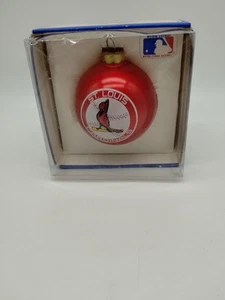 Ornamento vetro natalizio baseball St. Louis Cardinal sport 1988 vintage - Foto 1 di 11