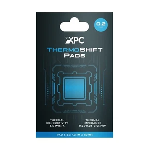 XPC ThermoShift Pads 40x80mm Phase Change Thermal Paste for Laptops, CPUs, GPUs - Afbeelding 1 van 4