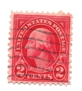 Scott 634 US Stamp 1926-28 2c Washington Used Perf 11x10-1/2 (d10) - Picture 1 of 1