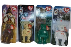 Mcdonalds Ty Beanie Babies 1999 Set Of 4 Ronald Mc Donald House Charity Set New - Picture 1 of 11