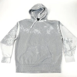 Sudadera con Capucha Nike Para Hombre Pequeña Gris Mármol Dri Fit Ligera Transpirable Tie Dye - Imagen 1 de 10