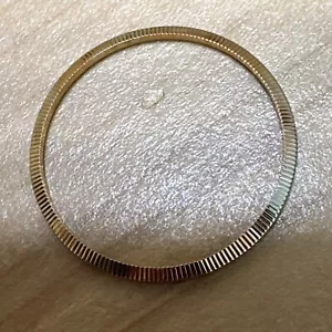 Omega 18k Gold Fluted Bezel .8g 25mm/23mm BDB93 - Picture 1 of 12