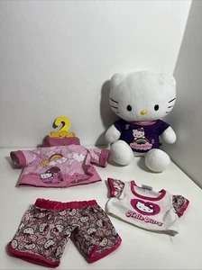 Build A Bear White Hello Kitty Plush Soft Toy (No Bow) - Extra Clothing 16” - Picture 1 of 8