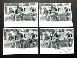Olympiasieger 1968 Mannschaft komplett Radsport signed 4 Fotos 10x13,5 Autogramm - Picture 1 of 1