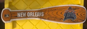 New Orleans Zephyrs Vintage Defunct 2007 Team Logo Baseball Bat Pennant - Picture 1 of 4
