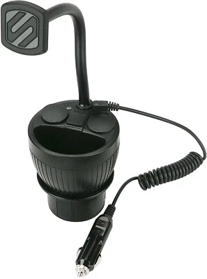 Scosche Magnetic Phone Holder and Power Station - Cup Mount Black - Image 1 of 4