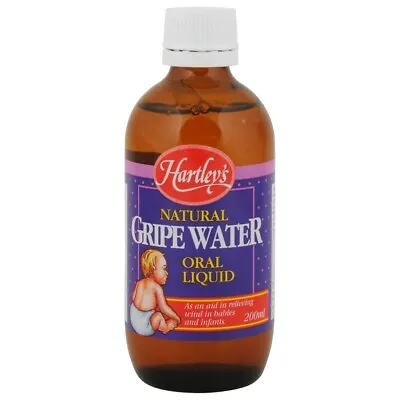 Hartley's Natural Gripe Water 200mL Oral Liquid Infant Wind Colic Relief Babies • 17.19$