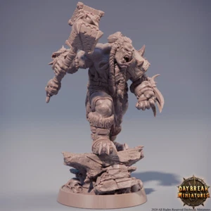Orco con Martillo Zweitung, Mazmorras y Dragones, Mesa RPG Fantasía Miniatura - Imagen 1 de 4