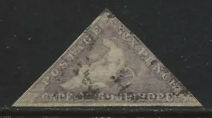 Cape Of Good Hope 1858 6d pale lilac used (JD) - Picture 1 of 1